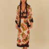 saia pareô estampada lenço amazônia chic