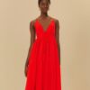 vestido cropped recortes