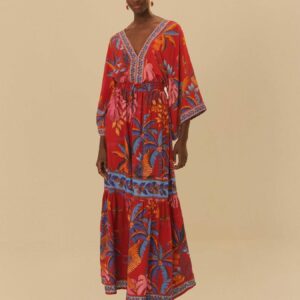 saia cropped estampada banho de rio